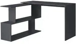 [en.casa] Schreibtisch, Dunkelgrau, Holzwerkstoff, Rechteckig,Rechteckig, 120x76.5x50