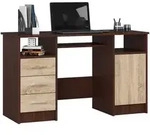 Raumhirsch Furniture Schreibtisch, Dunkelbraun, Holzwerkstoff, Rechteckig,...