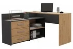 Raumhirsch Furniture Schreibtisch, Eiche Artisan, Holzwerkstoff, Rechteckig,...