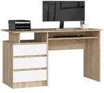 Raumhirsch Furniture Schreibtisch, Wei&szlig;, Holzwerkstoff, Rechteckig, 92x77x150...