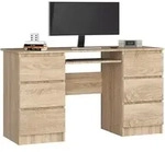 Raumhirsch Furniture Schreibtisch, Sonoma Eiche, Holzwerkstoff, Rechteckig,...
