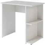 Vicco Schreibtisch, Wei&szlig;, Holzwerkstoff, 2 F&auml;cher, Rechteckig, 80x76x50 cm,