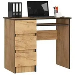 Raumhirsch Furniture Schreibtisch, Eiche San Remo, Holzwerkstoff, Rechteckig,