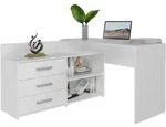 Raumhirsch Furniture Schreibtisch, Wei&szlig;, Holzwerkstoff, Rechteckig, 50x76x90...