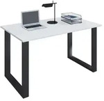 Mid.you Schreibtisch, Schwarz, Wei&szlig;, Holzwerkstoff, rechteckig, U-Form,...