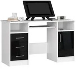 Raumhirsch Furniture Schreibtisch, Wei&szlig;, Holzwerkstoff, Rechteckig, 52x74x124...