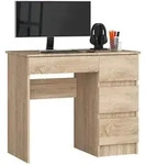 Raumhirsch Furniture Schreibtisch, Sonoma Eiche, Holzwerkstoff, Rechteckig, 120x77x50