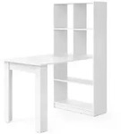 Vicco Schreibtisch, Wei&szlig;, Holzwerkstoff, 6 F&auml;cher, Rechteckig, 70x145.6x122 cm,