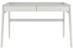 Visby Schreibtisch, Hellgrau, Buchenholz, Rechteckig, 125x81x70 cm, Arbeitszimmer,
