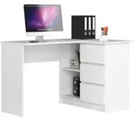 Raumhirsch Furniture Schreibtisch, Wei&szlig;, Holzwerkstoff, Rechteckig, 54x77x153...