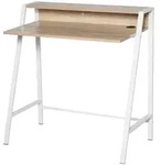 Homcom Schreibtisch,, Wei&szlig;, Kunststoff, 45x85x84 cm, Arbeitszimmer, Schreibtische,
