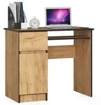 Raumhirsch Furniture Schreibtisch, Eiche San Remo, Holzwerkstoff, Rechteckig,