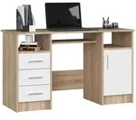 Raumhirsch Furniture Schreibtisch, Wei&szlig;, Holzwerkstoff, Rechteckig, 55x74x125...