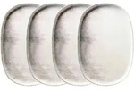 M&auml;ser Servierplatten-Set Aquarellia Lila, Lila, Wei&szlig;, Keramik, 4-teilig,