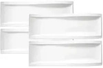 Villeroy & Boch Antipastiteller, Wei&szlig;, Keramik, Formgebogen, 15x3.7x42 cm,