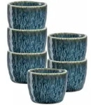 Leonardo Living Eierbecher, Blau, Keramik, 5.2x4x5.2 cm, Tischkultur & Servieren,