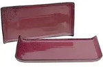 Creatable Servierplatten-Set, Dunkelrosa, Keramik, 2-teilig, rechteckig,...