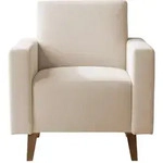 Mirjan24 Sessel, Natur, Kunststoff, 1-Sitzer, Rechteckig, 75x80x75 cm, Wohnzimmer,