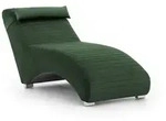 Fun M&ouml;bel Relaxliege, Gr&uuml;n, Textil, Ottomane links, 73x80x170 cm, Wohnzimmer,