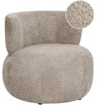 Beliani Sessel, Taupe, Textil, 78x74x80 cm, Wohnzimmer, Sessel, Polstersessel