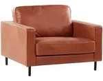 Beliani Sessel, Schwarz, Braun, Kunststoff, 1-Sitzer, 117x87x91 cm, Wohnzimmer,