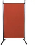 Quick Star Paravent, Orange, Metall, 78x180 cm, Sonnenschutz & Sichtschutz,
