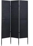 MCW Garten-Paravent, Schwarz, Metall, 121x200x2 cm,