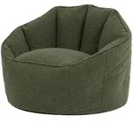 icon Sitzsack, Olivgr&uuml;n, Textil, 170 L, 1-Sitzer, Rund, 77x64x74 cm,...