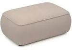 Selsey Pouf, Beige, Kunststoff, 1-Sitzer, Rechteckig, 100x44x68 cm, Wohnzimmer,