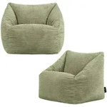 icon Sitzsack, Gr&uuml;n, Textil, 100 L, 1-Sitzer, Freiform, 55x44x55 cm,...