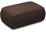 Selsey Pouf, Braun, Kunststoff, 1-Sitzer, Rechteckig, 100x44x68 cm, Wohnzimmer,