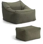 Mokebo Sitzsack, Gr&uuml;n, Textil, 80x60x83 cm, Wohnzimmer, Hocker, Sitzs&auml;cke, XXL