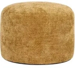 icon Pouf, Gelb, Textil, 1-Sitzer, Zylindrisch, 55x35x55 cm, Wohnzimmer, Hocker,