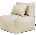 icon Sitzsack-Sessel, Beige, Textil, F&uuml;llung: EPS Mikroperlen, 75x70x78 cm,