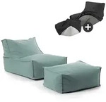 Mokebo Outdoor, Blau, Textil, 60x65x95 cm, Gartenm&ouml;bel, Outdoor-Sitzs&auml;cke