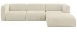 Altdecor Ecksofa, Creme, Kunststoff, 4-Sitzer, 318x179 cm, Wohnzimmer, Sofas &