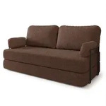 Masseno Bettsofa, Braun, Textil, 3-Sitzer, 170x86x80 cm, Wohnzimmer, Sofas & Couches,