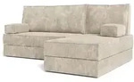 Masseno Ecksofa, Creme, Textil, 3-Sitzer, L-Form, 200x120 cm, Wohnzimmer, Sofas &