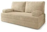 Masseno Bettsofa, Creme, Textil, 3-Sitzer, 170x86x80 cm, Wohnzimmer, Sofas & Couches,