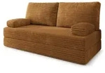 Masseno Bettsofa, Orange, Textil, 3-Sitzer, 170x86x80 cm, Wohnzimmer, Sofas &