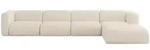 Altdecor Ecksofa, Greige, Kunststoff, 5-Sitzer, 409x179 cm, Wohnzimmer, Sofas &