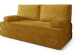 Masseno Bettsofa, Gelb, Textil, 3-Sitzer, 170x86x80 cm, Wohnzimmer, Sofas & Couches,