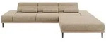 Altdecor Elektrisches, Braun, Textil, 4-Sitzer, L-Form, 316x205 cm, Wohnzimmer,...