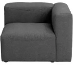 Max Winzer Sofaelement, Anthrazit, Kunststoff, 1-Sitzer, 100x73x100 cm, Goldenes M,