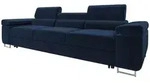 Mirjan24 Schlafsofa, Blau, Textil, 3-Sitzer, Rechteckig, 263x90x102 cm,...