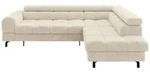 Altdecor Ecksofa, Creme, Kunststoff, 6-Sitzer, 272x203 cm, Wohnzimmer, Sofas &