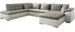 Mirjan24 Wohnlandschaft, Wei&szlig;, Textil, 7-Sitzer, U-Form,Rechteckig, 205x76x348...