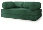 Masseno Bettsofa, Gr&uuml;n, Textil, 3-Sitzer, 170x68x80 cm, Wohnzimmer, Sofas & Couches,