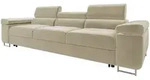 Mirjan24 Schlafsofa, Beige, Textil, 3-Sitzer, Rechteckig, 263x90x102 cm,...
