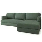 Masseno Ecksofa, Gr&uuml;n, Textil, 4-Sitzer, L-Form, 270x160 cm, Wohnzimmer, Sofas &